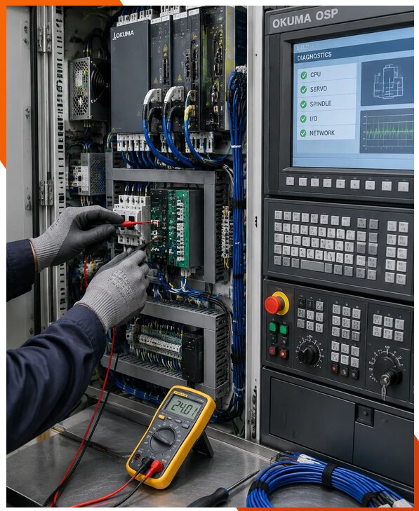 Ремонт систем ЧПУ Okuma OSP в Старой Руссе